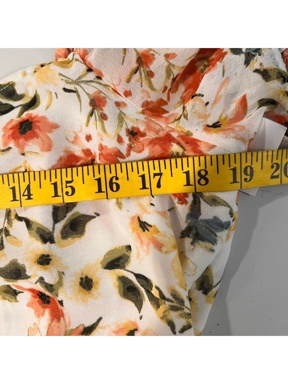1State Floral Sweetheart Crop Blouse Large NWT - Picture 5 of 8